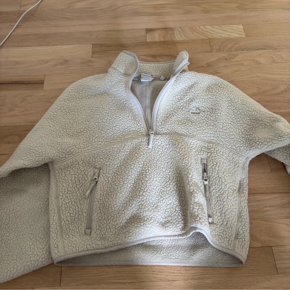 Aritzia TNA polar fleece Quarter-Zip Pullover